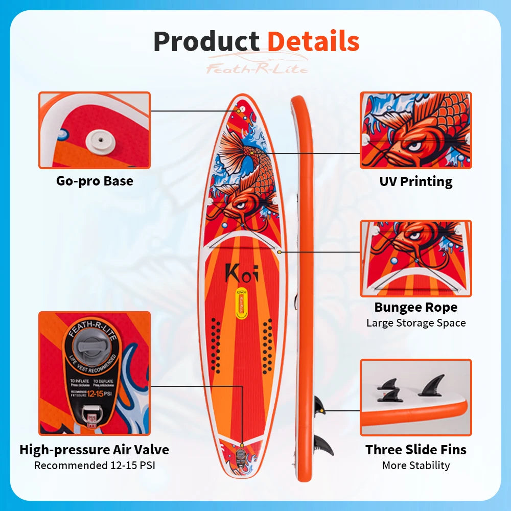 FunWater 350cm Inflatable Stand Up Paddle Board Surfboard