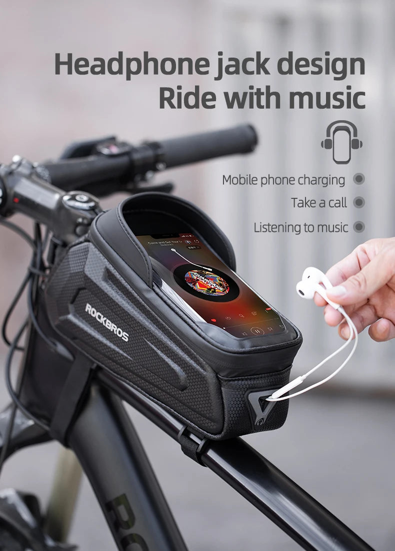 ROCKBROS Bicycle Bag Waterproof Touch Screen Cycling Bag