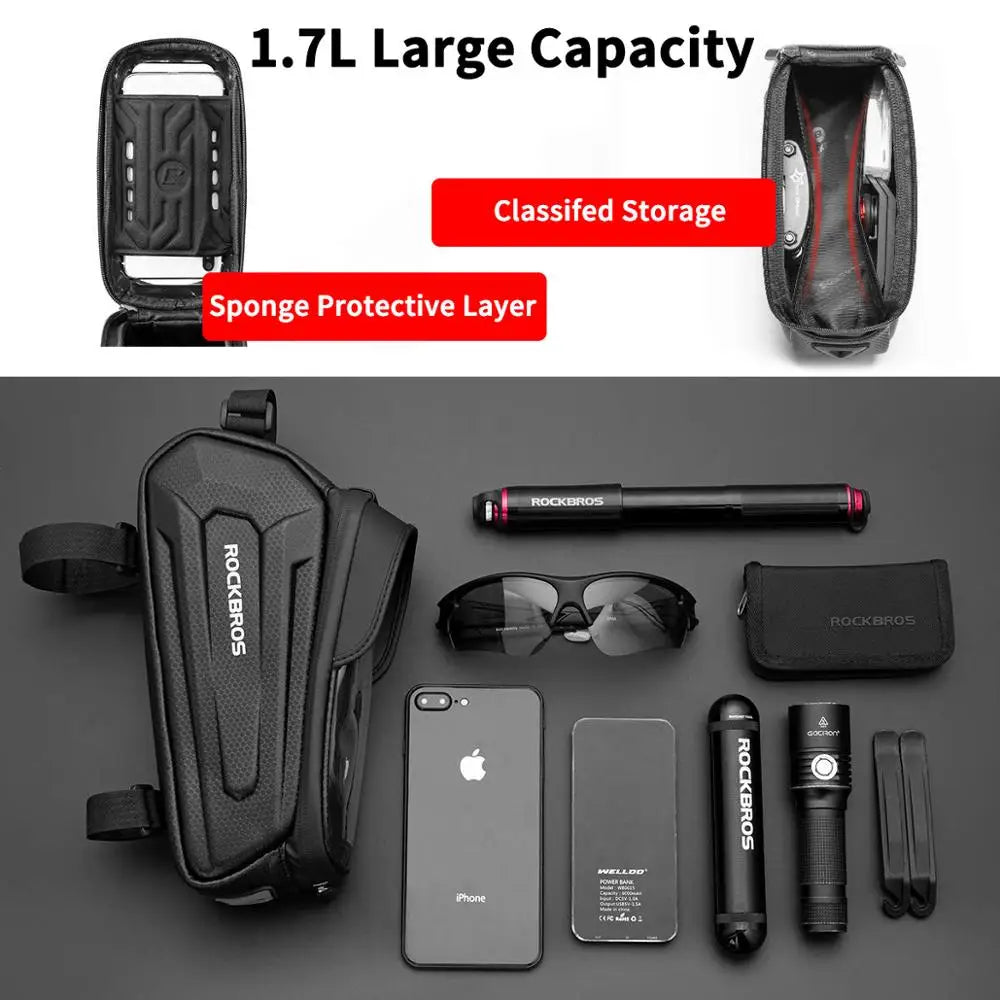 ROCKBROS Bicycle Bag Waterproof Touch Screen Cycling Bag