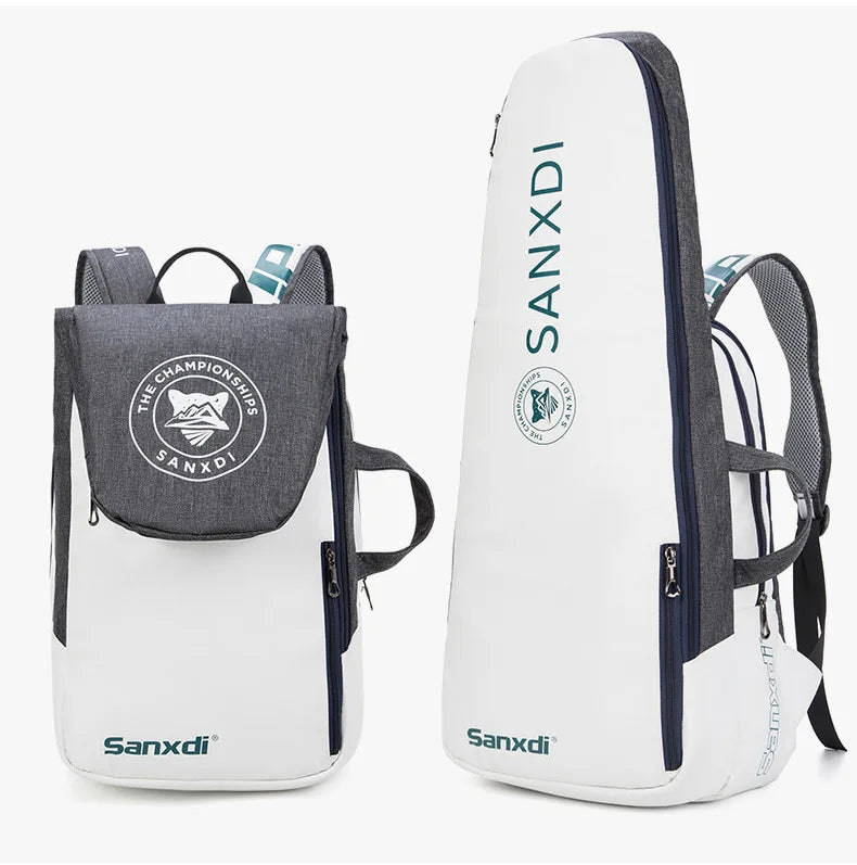 Tennis Paddle Backpack Waterproof Badminton Racket Bag Padel Racquetball Carrying Handbag Man Large Capacity Sport Bags Foldable