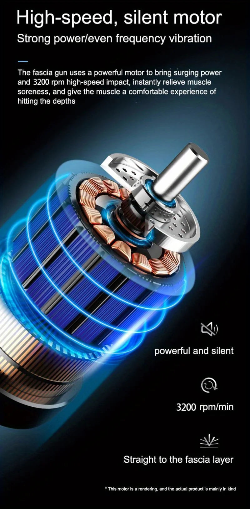 6/99 Speeds Massage Gun Deep Tissue, Back Massager Gun for Athletes Muscle Massage Gun for Body with 4/8 Massage Heads