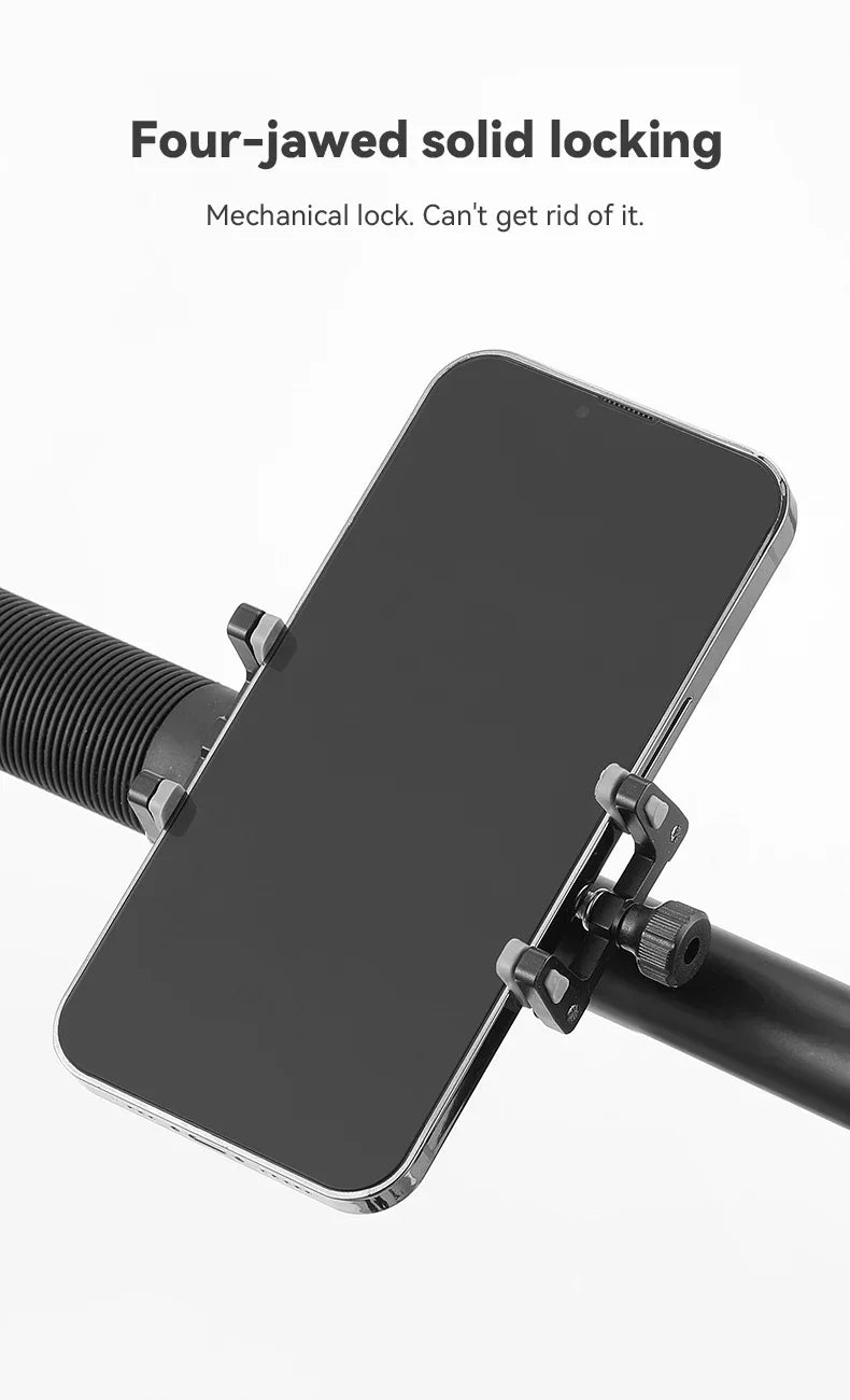 Phone Holder Motorcycle Electric Bicycle Smartphone CNC Aluminum Alloy Bracket Four Claws  Bike Phone Holder