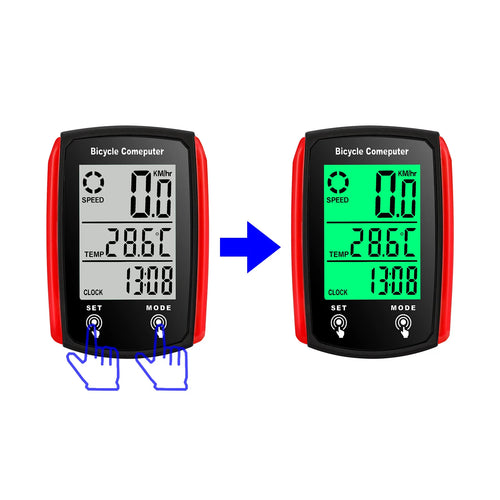 Bike Computer Bicycle Odometer LCD Screen Wired Cycling Speedometer Mountain Bike Speedo Meter Bike Accessories