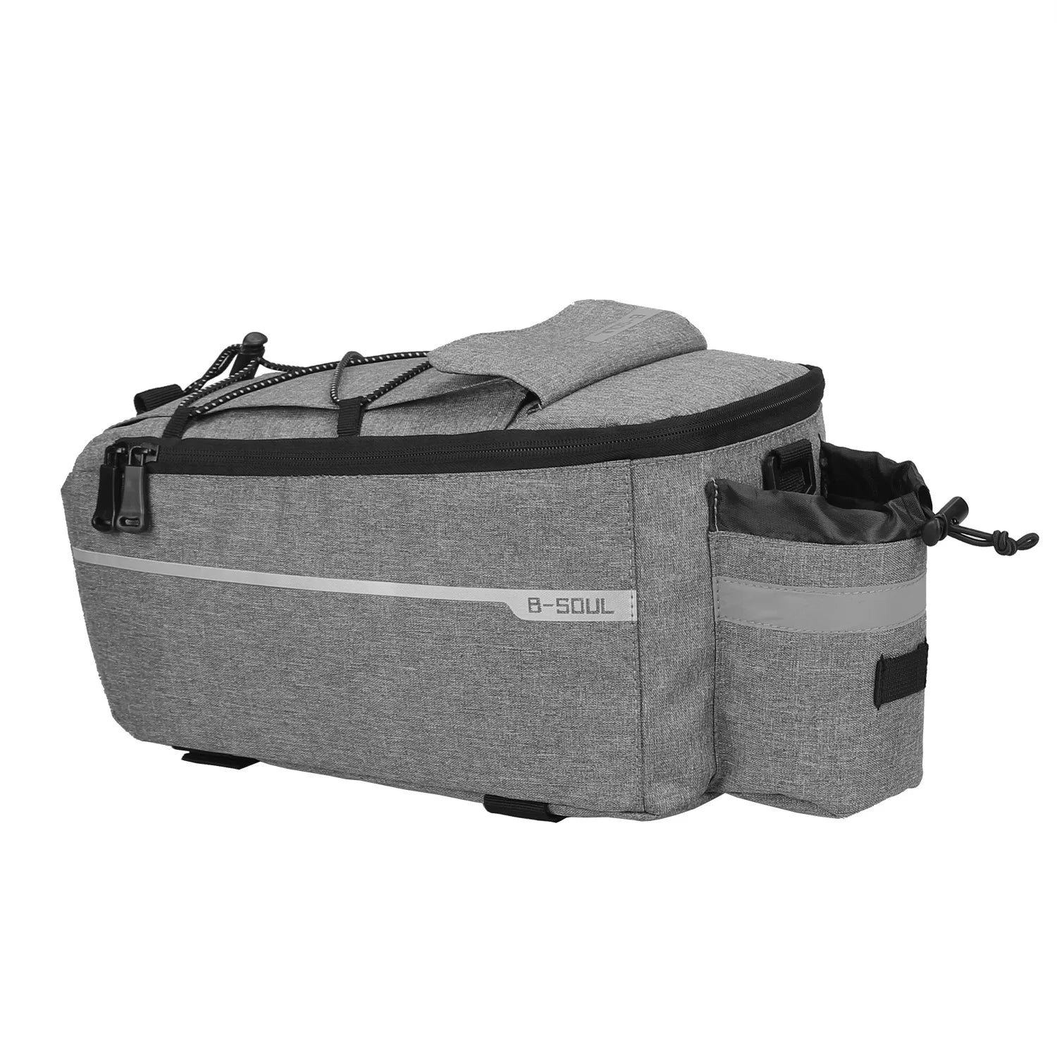 Electric folding rack bag for ground bikes