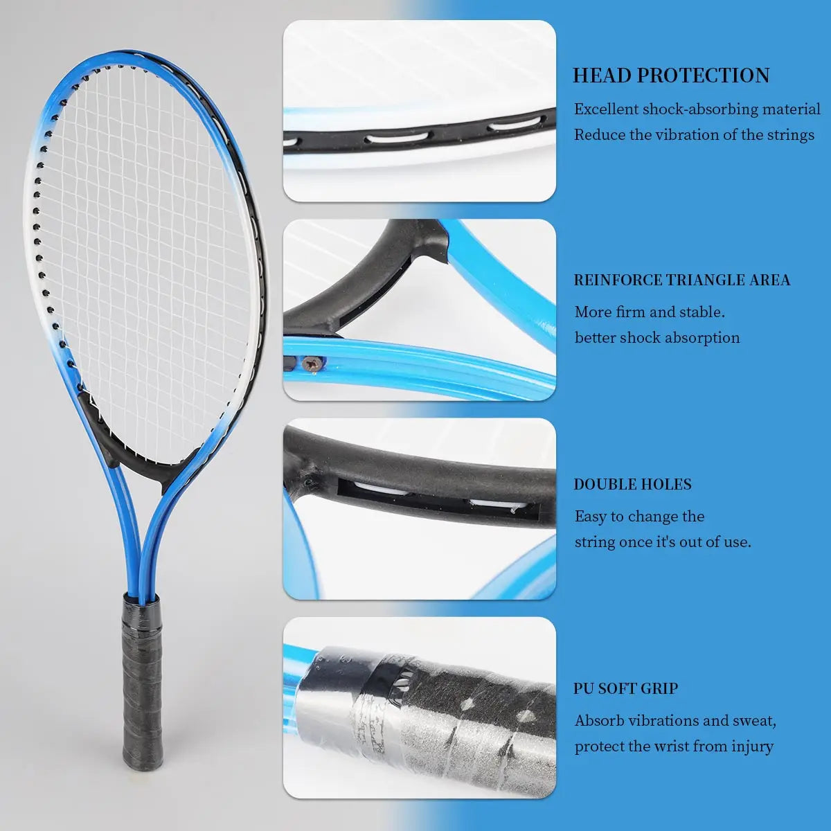 Children's tennis racket set
