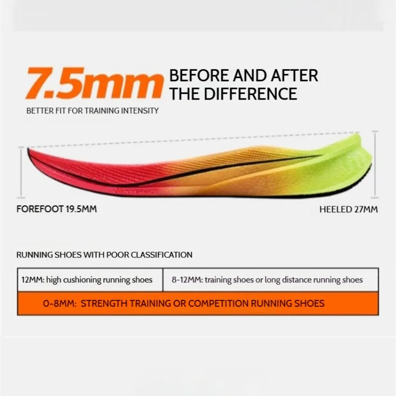 Men's Running Shoes 2025 Spring Lightweight Cushioned Wear