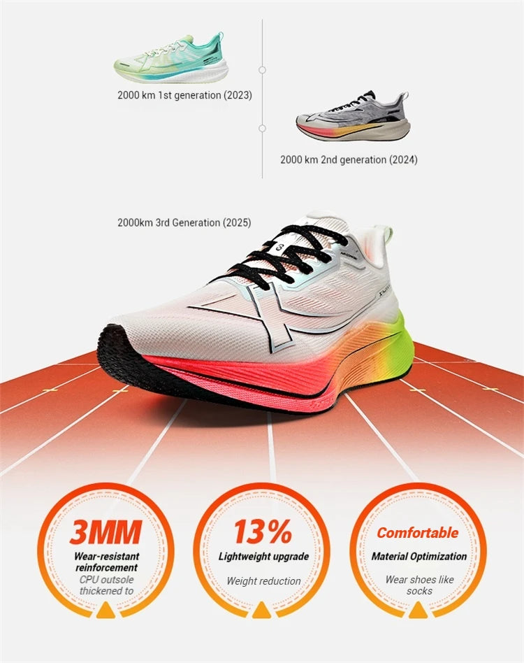 Men's Running Shoes 2025 Spring Lightweight Cushioned Wear
